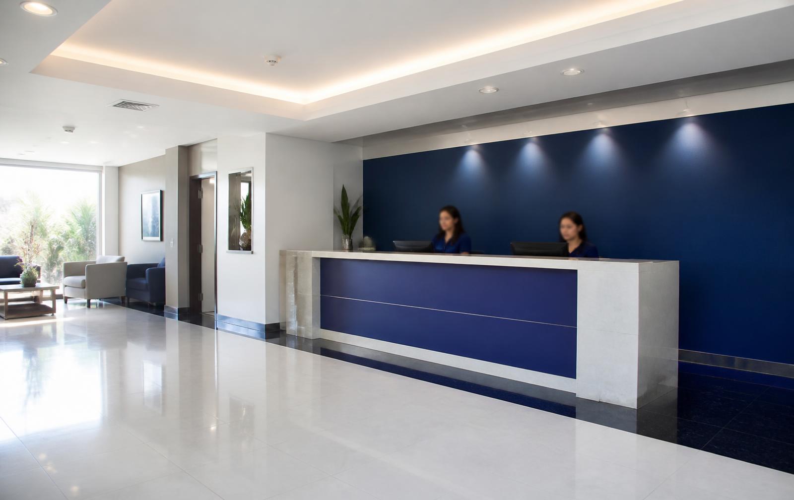 Recepción del Urológico Hospital Clínico en San Cristóbal